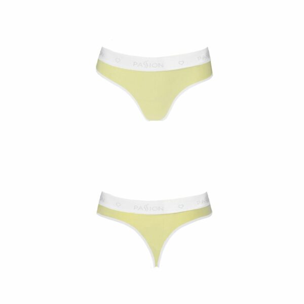 Спортивні трусики-стрінги Passion PS007 PANTIES XL, yellow - Зображення 4