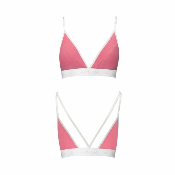 Спортивний топ з подвійними бретелями Passion PS007 TOP S, pink - Зображення 4