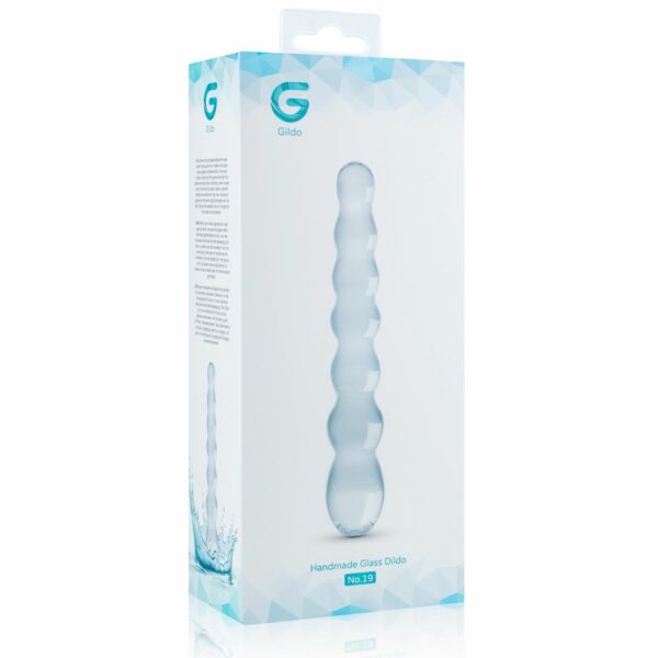 Скляний дилдо у вигляді намистин Gildo Glass Dildo No. 19 - Зображення 5