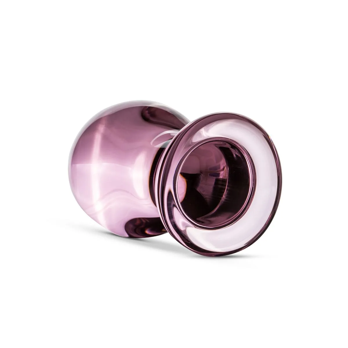Рожева анальна пробка зі скла Gildo Pink Glass Buttplug - Зображення 2