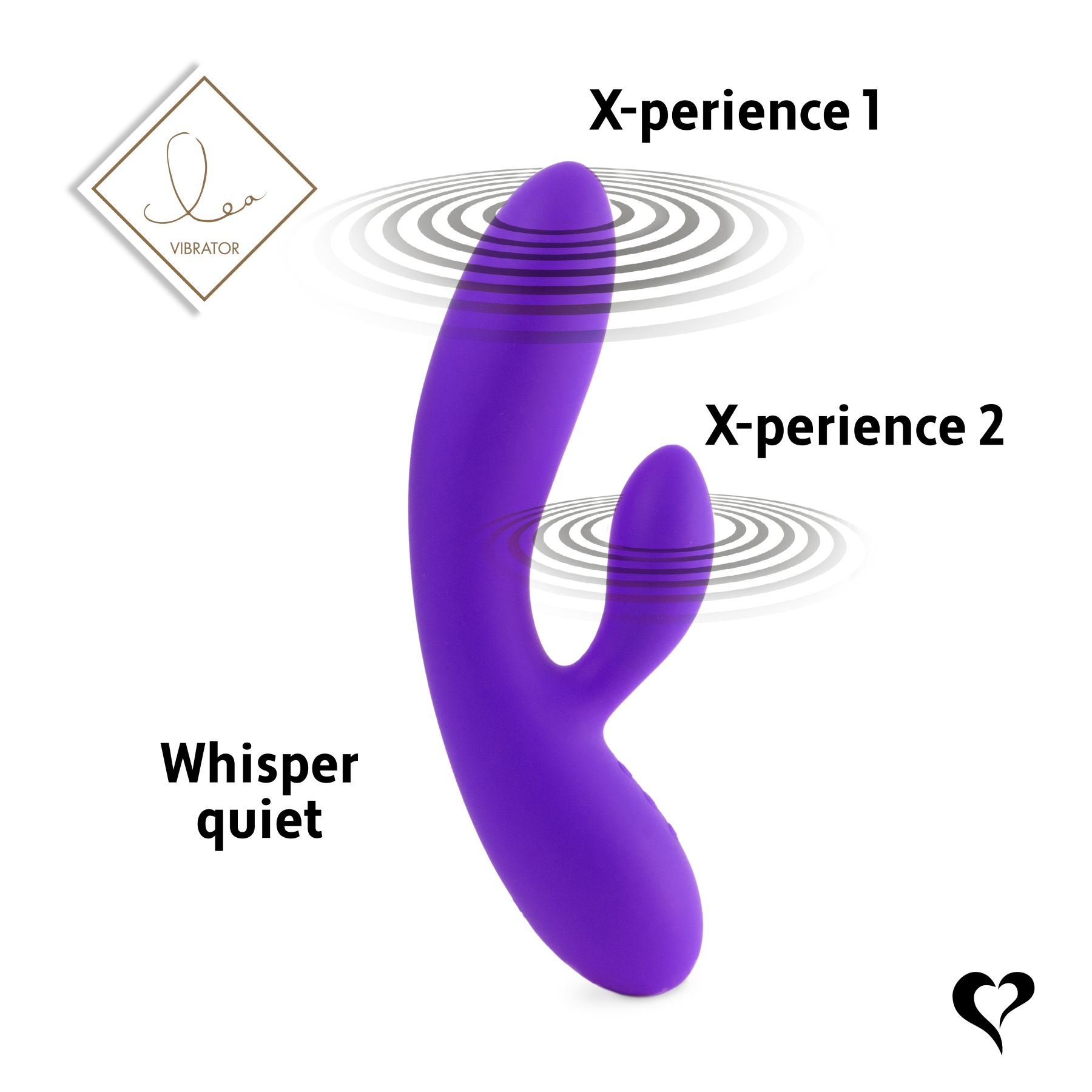 Гнучкий вібратор кролик з двома моторами FeelzToys Lea Rabbit Vibrator Medium Purple - Зображення 6