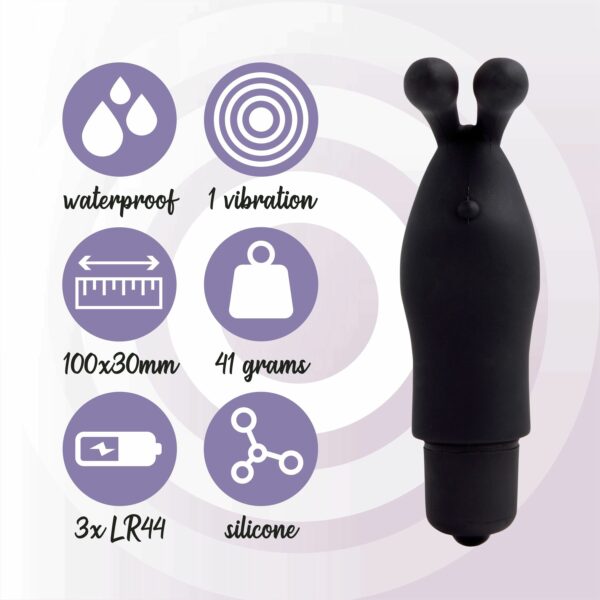 Вібратор на палець FeelzToys Magic Finger Vibrator Black - Зображення 5