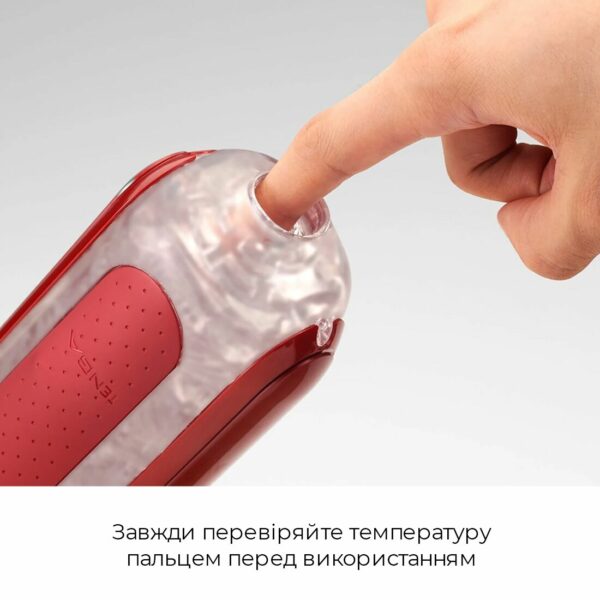 Набір мастурбатора із нагрівачем Tenga Flip Zero Red + Flip Warmer - Зображення 7