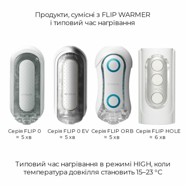 Набір мастурбатора із нагрівачем Tenga Flip Zero Red + Flip Warmer - Зображення 6