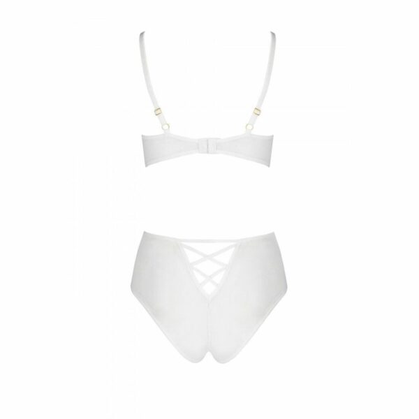 Еротичний комплект з малюнком Passion LOVELIA BIKINI S/M, white - Зображення 4