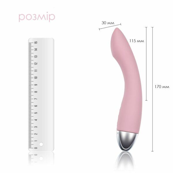 Вібратор для точки G з інтелектуальним режимом Svakom Amy Pale Pink - Зображення 2