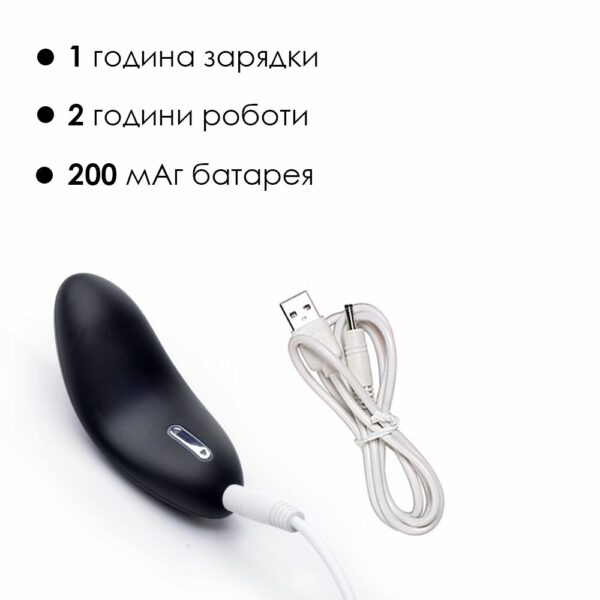 Кліторальний вібратор Svakom Echo Black - Зображення 4
