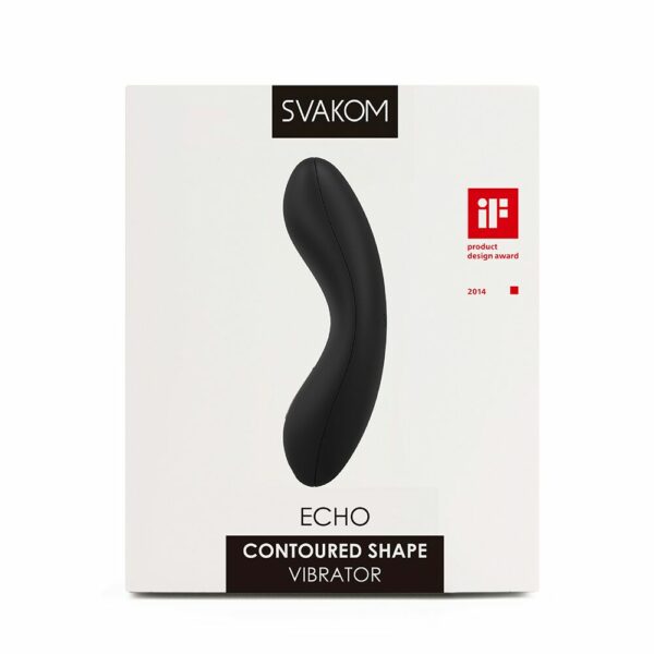 Кліторальний вібратор Svakom Echo Black - Зображення 8