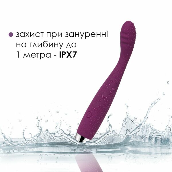 Тонкий вібратор точки G Svakom Cici Violet - Зображення 5