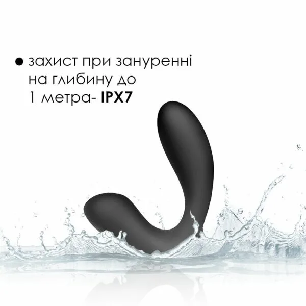 Масажер простати та вібратор точки G з пультом ДК Svakom Vick Black - Зображення 4