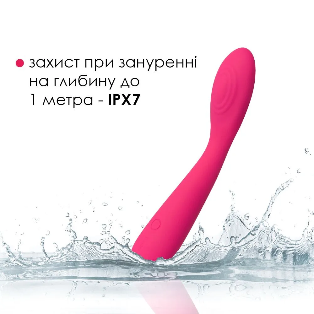 Вібратор для клітора та точки G Svakom Iris Plum Red - Зображення 5