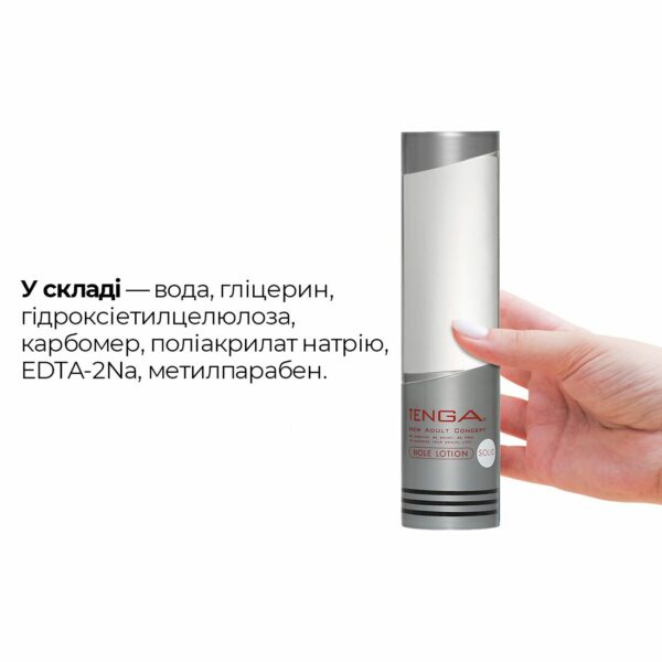 Ультрагустий лубрикант Tenga Hole Lotion Solid (170 мл) на водній основі, універсальний - Зображення 5