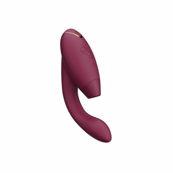 Вакуумний кліторальний стимулятор Womanizer Duo 2 - Bordeaux (м'ята упаковка!!!) - Зображення 6