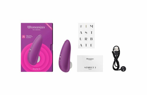 Вакуумний кліторальний стимулятор Womanizer Starlet 3 VIOLET (м'ята упаковка!!!) - Зображення 5
