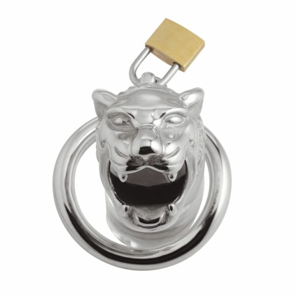 Клітка для члена Master Series Tiger King Cock Cage With Lock (м'ята упаковка!!!) - Зображення 4