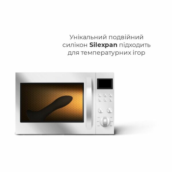 Дилдо з присоскою Adrien Lastic Hitsens 5 Black, відмінно для страпона, діаметр 2,4 см, довжина 13см - Зображення 4