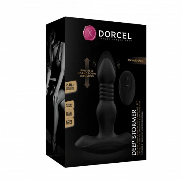 Анальна пробка з вібрацією та пульсацією Dorcel DEEP STORMER - Зображення 6