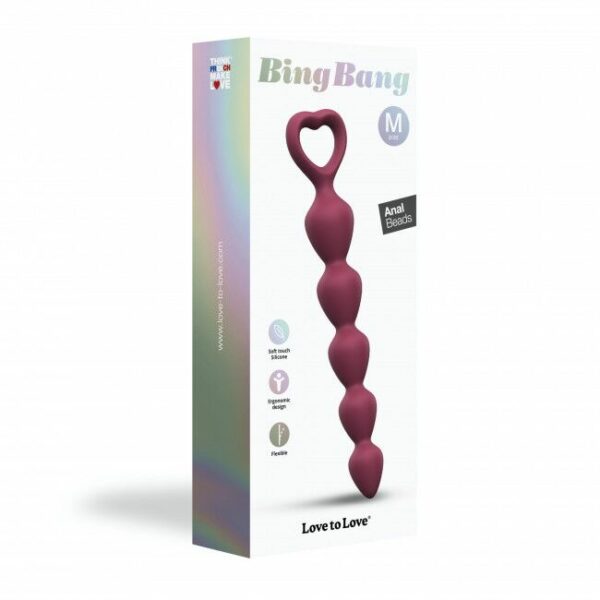 Анальний ланцюжок Love To Love BING BANG M - PLUM STAR - Зображення 6