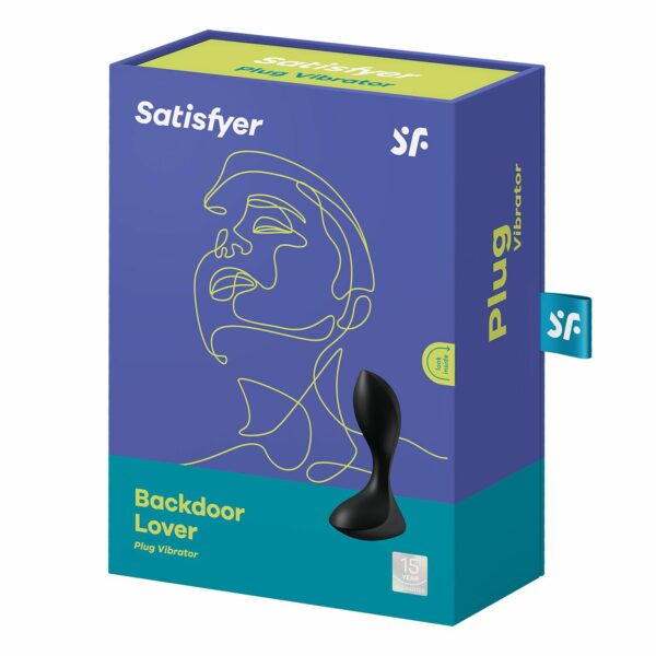 Анальна вібропробка Satisfyer Backdoor Lover Black - Зображення 6