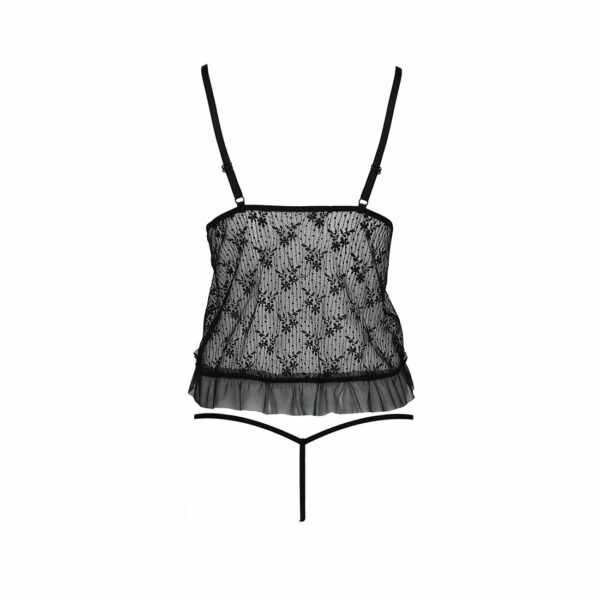Боді монокіні з відкритими грудьми Passion JUSTINA BODY XXL/XXXL, black - Зображення 4