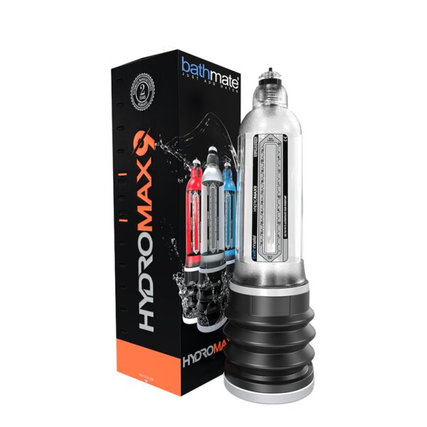 Гідропомпа Bathmate Hydromax 9 Clear (X40), для члена довжиною від 18 до 23см, діаметр до 5,5 см - Зображення 3