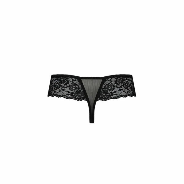 Трусики Passion Exclusive ABLA THONG L/XL, black - Зображення 6