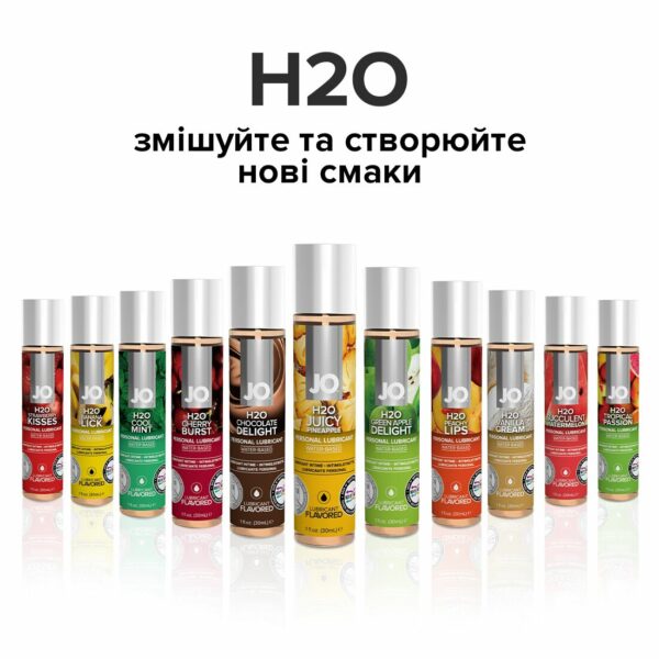 Змазка на водній основі JO H2O — Juicy Pineapple (30 мл) без цукру, рослинний гліцерин - Зображення 5