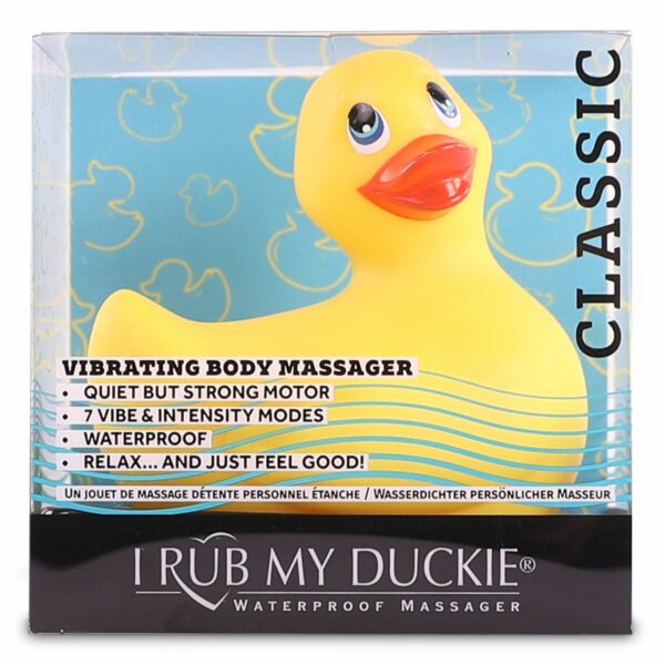 Вібромасажер качечка I Rub My Duckie - Classic Yellow v2.0, скромняжка - Зображення 4