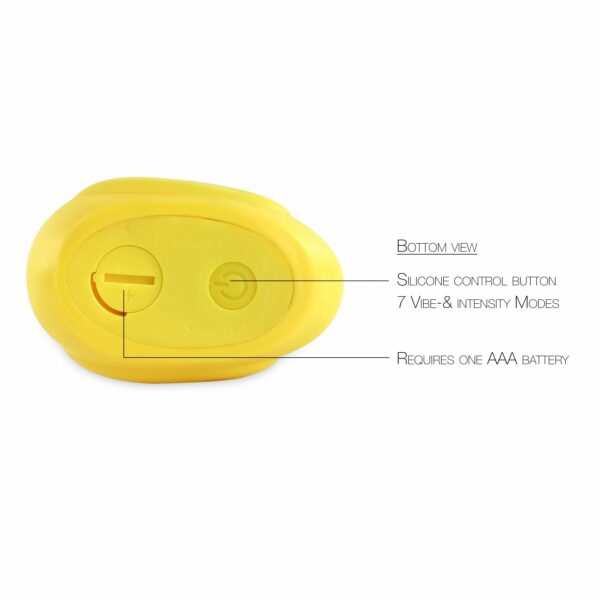 Вібромасажер качечка I Rub My Duckie - Classic Yellow v2.0, скромняжка - Зображення 5