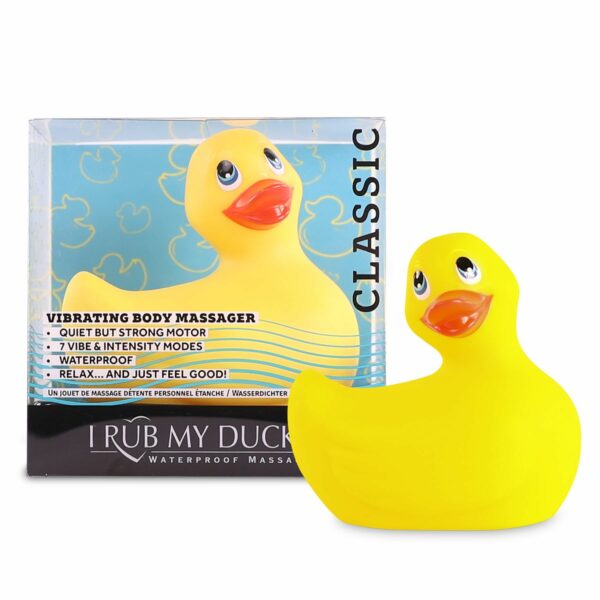 Вібромасажер качечка I Rub My Duckie - Classic Yellow v2.0, скромняжка - Зображення 2