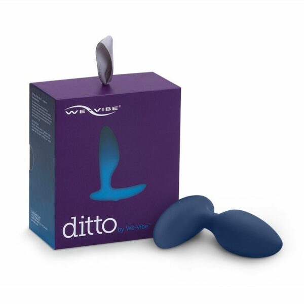 Анальна смарт-вібропробка We-Vibe Ditto Moonlight Blue з пультом ДК - Зображення 11