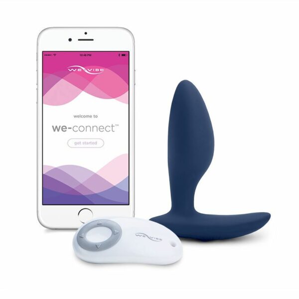 Анальна смарт-вібропробка We-Vibe Ditto Moonlight Blue з пультом ДК