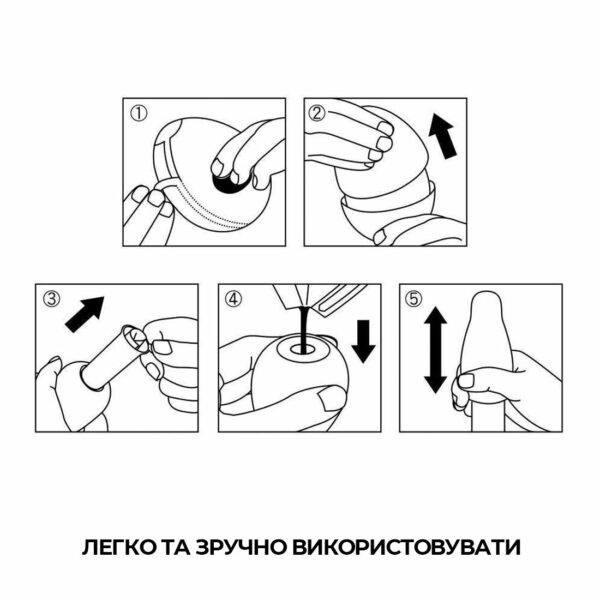 Мастурбатор-яйце Tenga Keith Haring Egg Street - Зображення 5