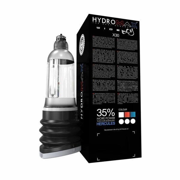 Гідропомпа Bathmate Hydromax 7 WideBoyClear (X30) для члена довжиною від 12,5 до 18 см, діаметр до 5 - Зображення 6