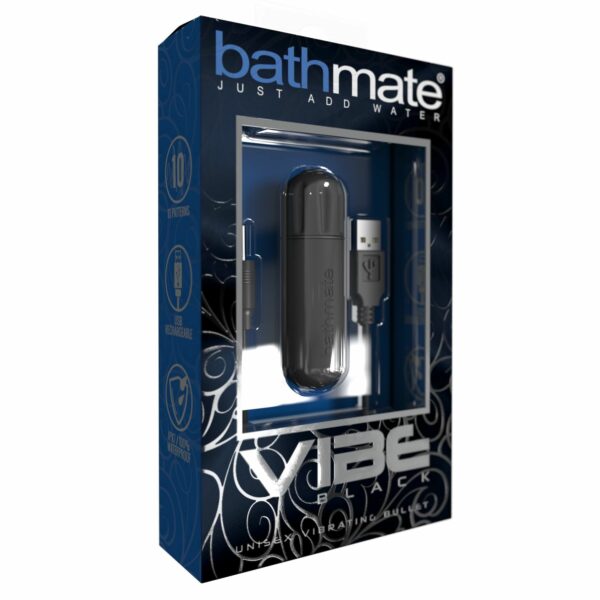 Вібропуля Bathmate Vibe Bullet Black, глибока потужна вібрація - Зображення 3