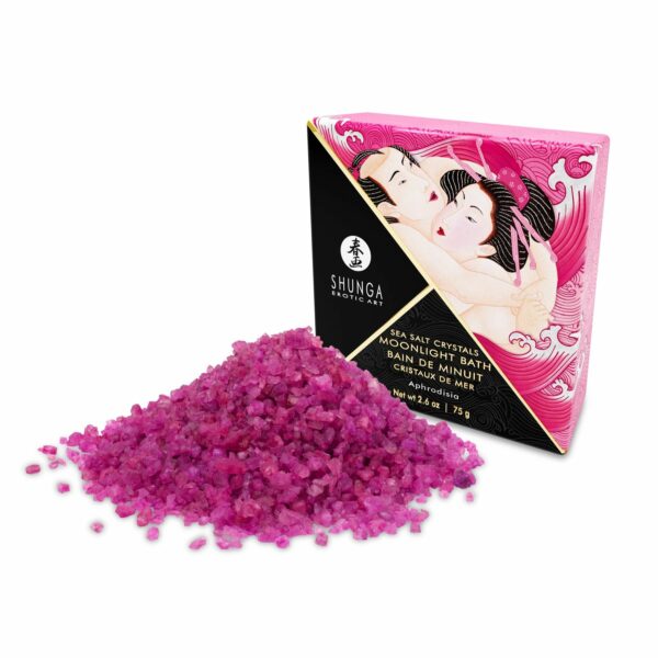 Сіль для ванни Shunga Moonlight Bath – Aphrodisia (75 мл), сіль Мертвого моря, ароматичні олії - Зображення 2
