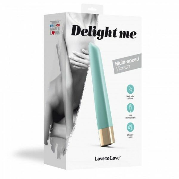 Потужний мінівібратор Love To Love Delight Me Menthe з м'яким кінчиком, 16 режимів роботи - Зображення 5