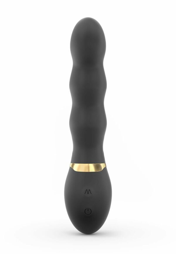 Вібратор ультрастимулювальний Dorcel Too Much Rechargeable Black, гнучкий і потужний, 3 вібромотори - Зображення 2