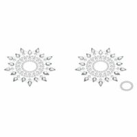 Пестіс з кристалів Petits Joujoux Gloria set of 2 – Silver, прикраса на груди