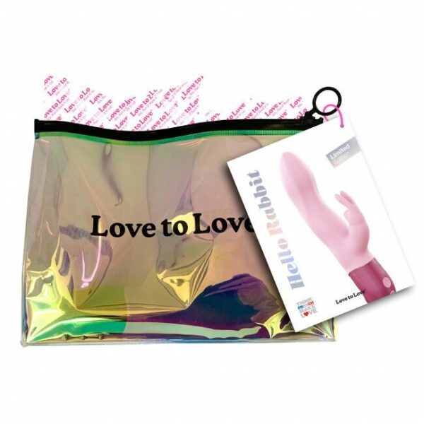 Вібратор-кролик Love To Love Hello Rabbit Rose з гнучким стовбуром і стимуляцією точки G, 2 мотори - Зображення 4