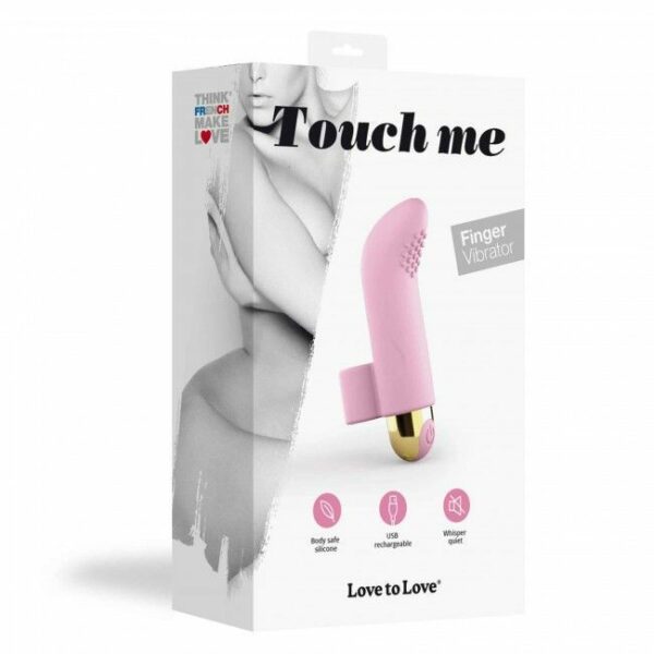 Вібратор на палець Love To Love TOUCH ME ROSE, який перезаряджається, потужний мотор - Зображення 4