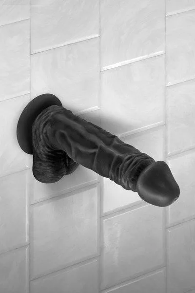 Фалоімітатор Real Body — Real Tony Black, TPE, діаметр 3,5 см - Зображення 2