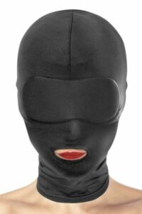 Капюшон для БДСМ з відкритим ротом Fetish Tentation Open Mouth Hood