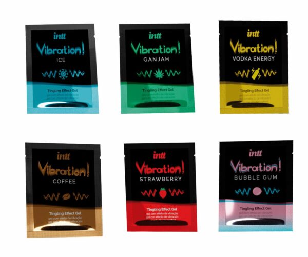 Набір пробників рідкого вібратора Intt Vibration Six Flavor Mix (12 по 5 мл) - Зображення 4