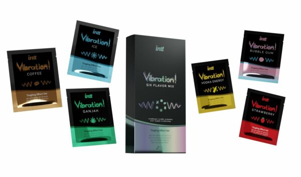 Набір пробників рідкого вібратора Intt Vibration Six Flavor Mix (12 по 5 мл) - Зображення 3