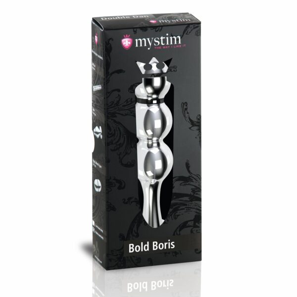 Металеве ділдо Mystim Bold Boris для електростимулятора, діаметр 3,2 см - Зображення 3