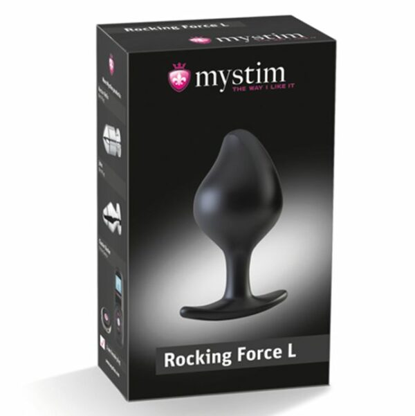 Силіконова анальна пробка Mystim Rocking Force L для електростимулятора, діаметр 4,7 см - Зображення 6