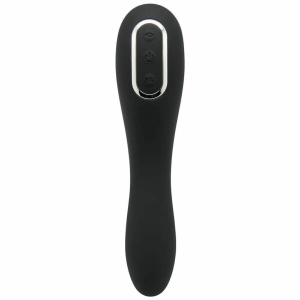 Вібратор і вакуумний стимулятор Alive Midnight Quiver Black - іграшка 2 в 1 - Зображення 3