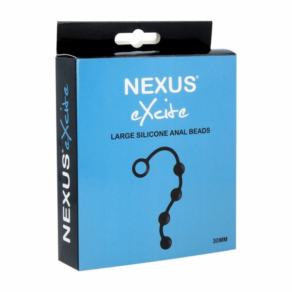 Анальні кульки Nexus Excite Large Anal Beads, силікон, макс. діаметр 3 см - Зображення 4