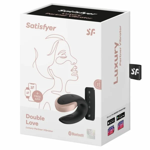 Смарт-вібратор для пар Satisfyer Double Love (Black) - Зображення 7